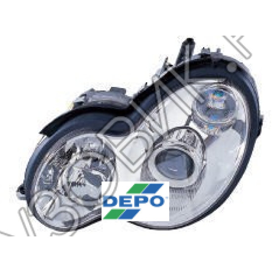 Тюнинг-фары (комплект) Mercedes W203 (2000-2002) DEPO