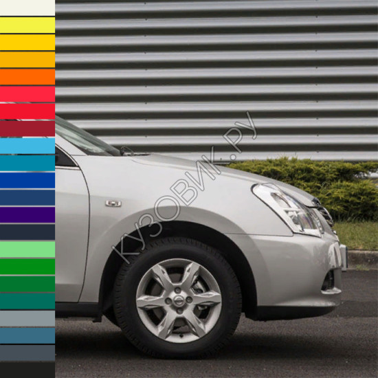 Крыло переднее правое в цвет кузова Nissan Almera G15 (2012-2018)