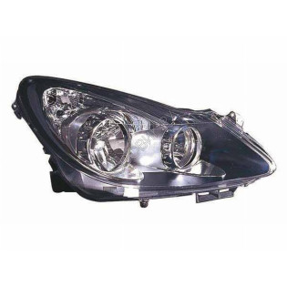 Фара OPEL CORSA 07-10 прав черная DEPO