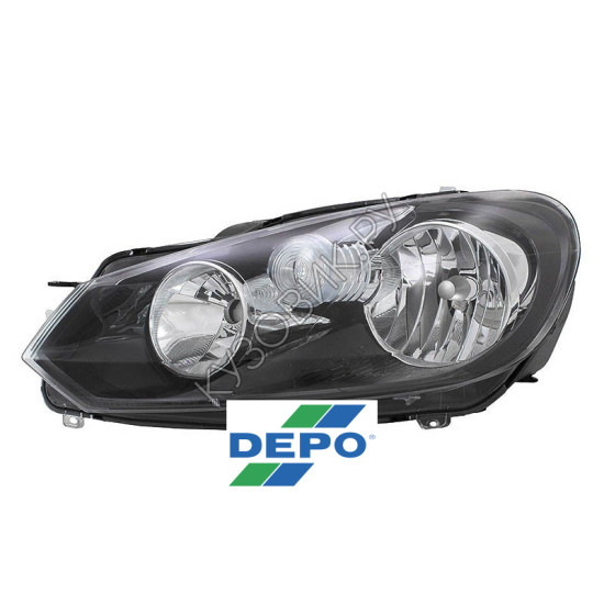Фара левая Volkswagen Golf 6 (2009-2012) DEPO